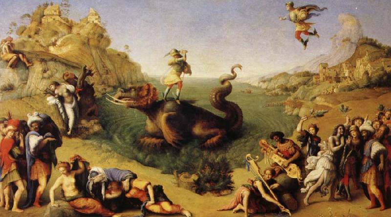 Piero di Cosimo Perseus Liberating Andromeda oil painting image